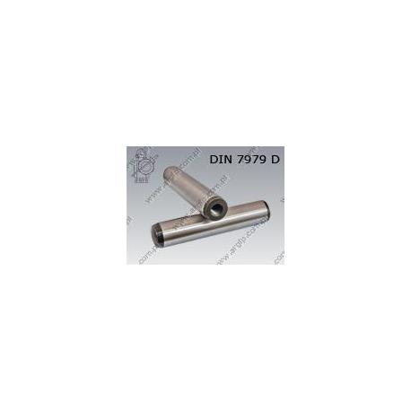 Parallel pin with int. thread  10m6×80    DIN 7979 D