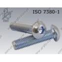 Hexagon socket button head screw  FT M12×50-010.9 zinc plated  ISO 7380-1