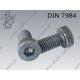 Hex socket head cap screw, low head  M 4× 8-08.8   DIN 7984