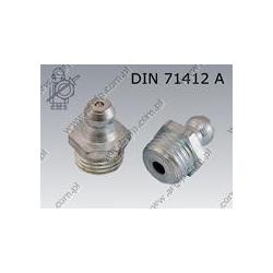 Grease nipple (180)  M 6×1  zinc plated  DIN 71412 A