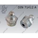 Grease nipple (180)  M10×1  zinc plated  DIN 71412 A