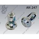 Jack nut  M 5L  (5-10)  zinc plated  AN 247