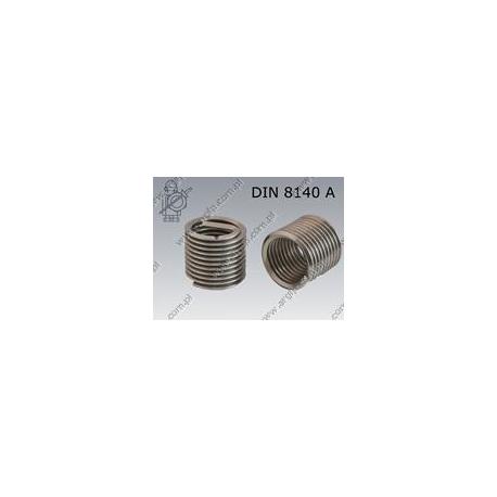 Threaded insert  M 3×0,5-1D    ~DIN 8140 A