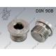 Hex socket plug  with collar M24×1,5    DIN 908