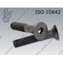 Hex socket CSK head screw  M24×100-010.9   DIN 7991