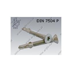 Self drilling screw with wings  Tx 5,5×38  fl Zn  DIN 7504 P