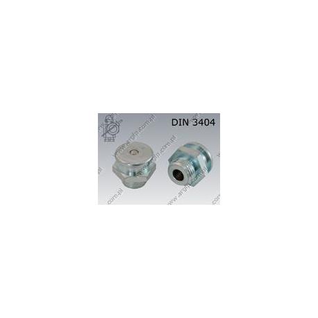 Grease nipple  M 8×1(16)  zinc plated  DIN 3404