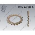 External serrated washer  5,3(M 5)-A2   DIN 6798 A