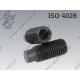 Hex socket set screw with dog point  M 6× 6-45H   ISO 4028