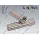 19 Taper pin with int. thread  10×32    DIN 7978 A per 10