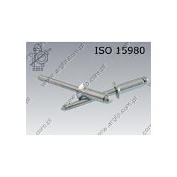 Blind rivet countersunk head  4× 8-St/St   ISO 15980