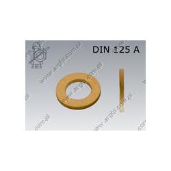 Flat washer  5,3(M 5)-brass   DIN 125 A