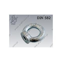 Lifting eye nut  M12-C15 zinc plated  DIN 582