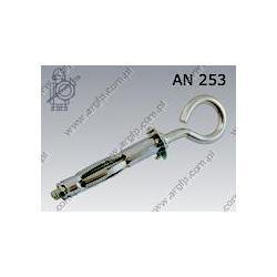 Molly anchor  with eye hook M 4×38(8-15)  zinc plated  AN 253