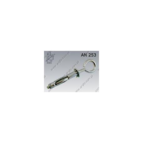 Molly anchor  with eye hook M 4×38(8-15)  zinc plated  AN 253