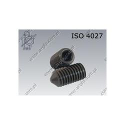 Hex socket set screw with cone point  M 3× 4-45H   ISO 4027