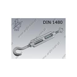 Turnbuckle  h-e M 5×70  zinc plated  AN 99