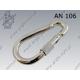 Snap hook with nut  80×8-A4   AN 106