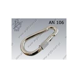 Snap hook with nut  80×8-A4   AN 106