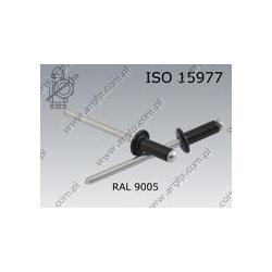 Blind rivet dome head  4× 8-AL/St RAL 9005   ISO 15977