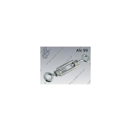 Turnbuckle  e-e M 5×50  zinc plated  AN 99