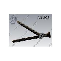 Self drilling screw, CSK head  ST 3,9×45  phosph.  AN 208