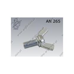 Wing screw amer. type  M 5×10  zinc plated  AN 265