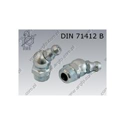 Grease nipple (45)  R 1/4  zinc plated  DIN 71412 B