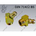 Grease nipple (45) self tapping  M 8× 1  yellow zinc pl.  DIN 71412 BS