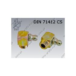 Grease nipple (90) self tapping  M 6  yellow zinc pl.  DIN 71412 CS