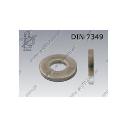 Thick flat washer  23(M22)  zinc plated  DIN 7349