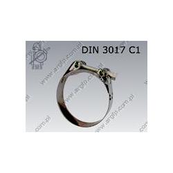 Hose clamp GBS  130-140/30-W2   DIN 3017 C1