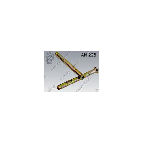 CSK wedge anchor  8(M 6)×60-30  yellow zinc pl.  AN 228