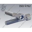 Hex socket head cap screw  M20×120-8.8 zinc plated  ISO 4762