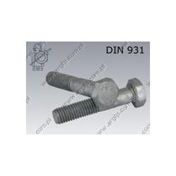 Hex bolt  M12×70-8.8U tZn  DIN 931