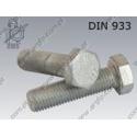 Hex bolt  M12×40-8.8U tZn  DIN 933