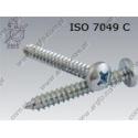 Self tapping screw  H ST 3,9×13  zinc plated  ISO 7049 C