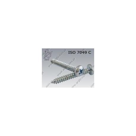 Self tapping screw  H ST 6,3×13  zinc plated  ISO 7049 C