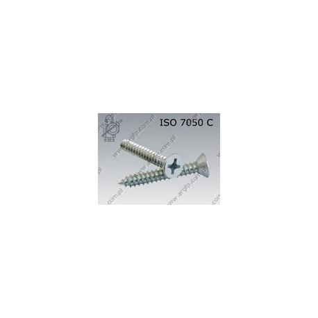 Self tapping screw  H ST 4,2×22  zinc plated  ISO 7050 C