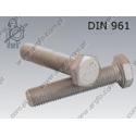 Hex bolt  M16×1,5×40-10.9 fl Zn  DIN 961