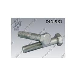 Hex bolt  M10×65-10.9 fl Zn  DIN 931
