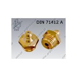 Grease nipple (180)  M10×1-brass   DIN 71412 A