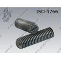 Slotted set screw with flat point  M 3× 8-14H   ISO 4766