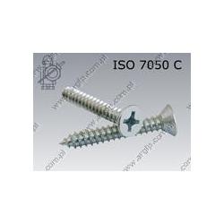 Self tapping screw  H ST 4,8×50  zinc plated  ISO 7050 C