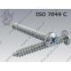 Self tapping screw  H ST 4,8×25  zinc plated  ISO 7049 C