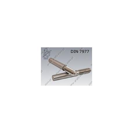 Taper pin with ext. thread  6×75    DIN 7977