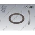 Shim washer  30×42×1,5    DIN 988