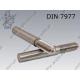 Taper pin with ext. thread  8×75    DIN 7977