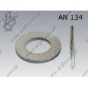 Wedge-locking washer large  6,5(M 6)  fl Zn  AN 134