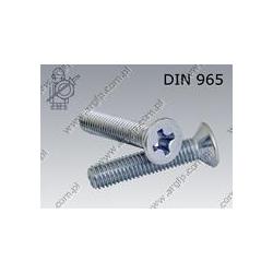 Machine screw  H-FT M 6×12  zinc plated  DIN 965